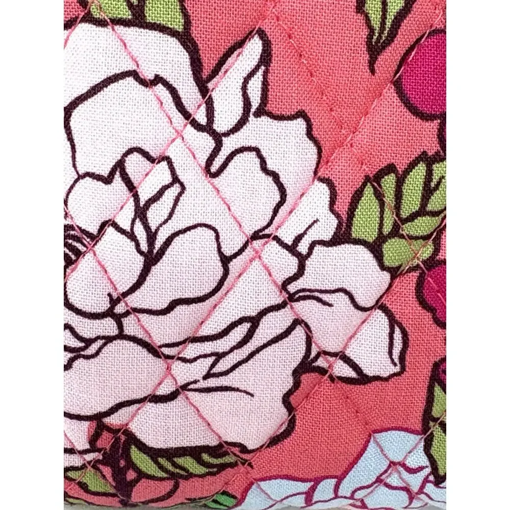 Vera Bradley Vibrant Gardenias Essential Turnlock Wallet Large EXACT NWT Floral - Picture 9 of 12